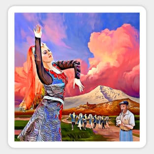 Armenian Dancer Sticker